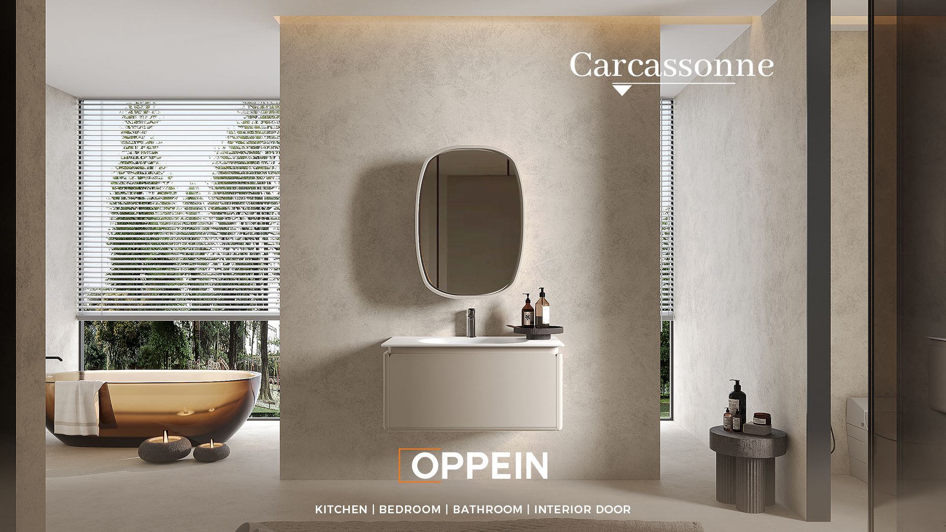 Tủ Lavabo treo tường hiện đại - Carcassonne 5 1bathroom